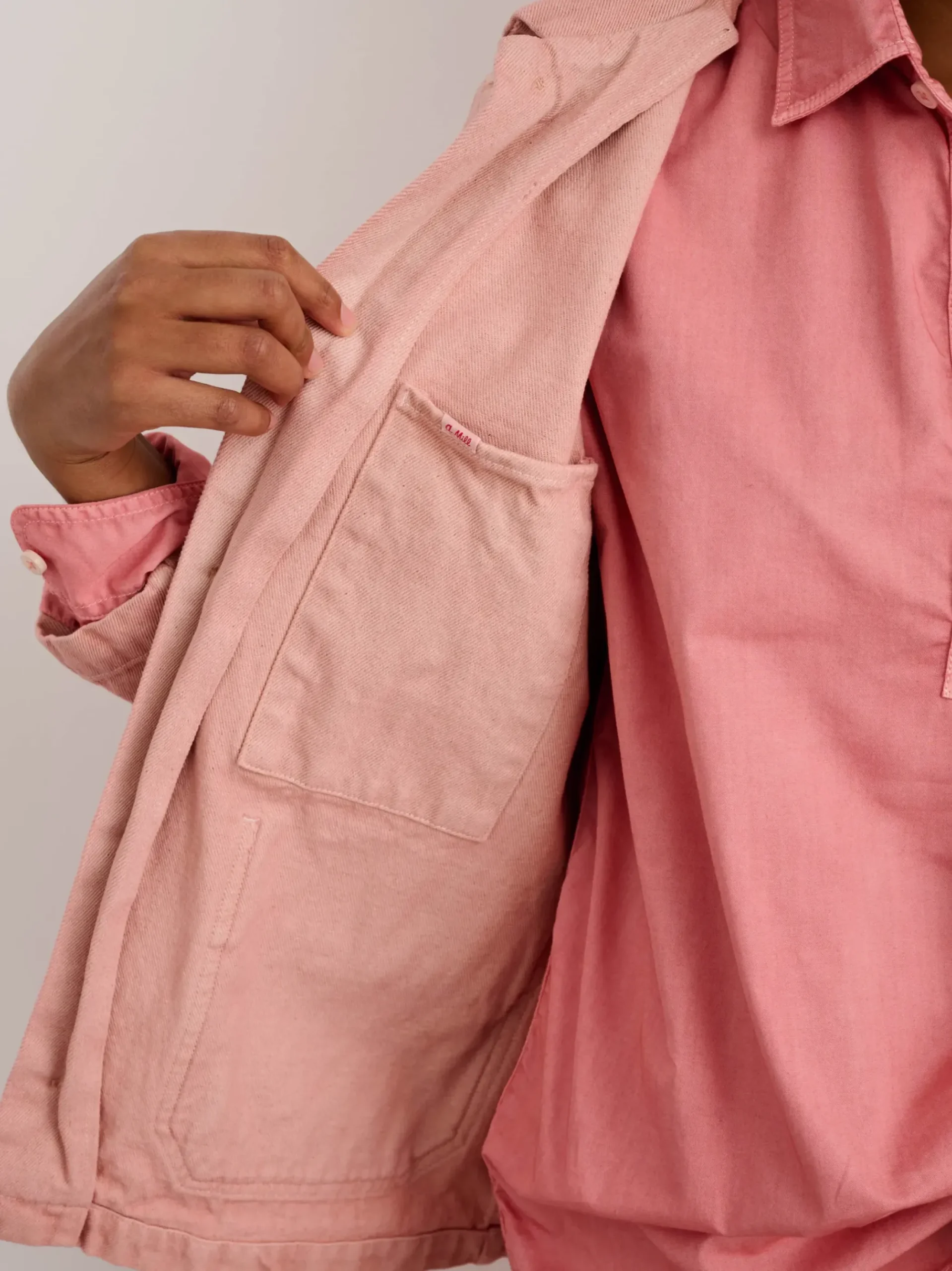 Outlet Alex Mill Botanical Dyed Britt Work Jacket Light Rose