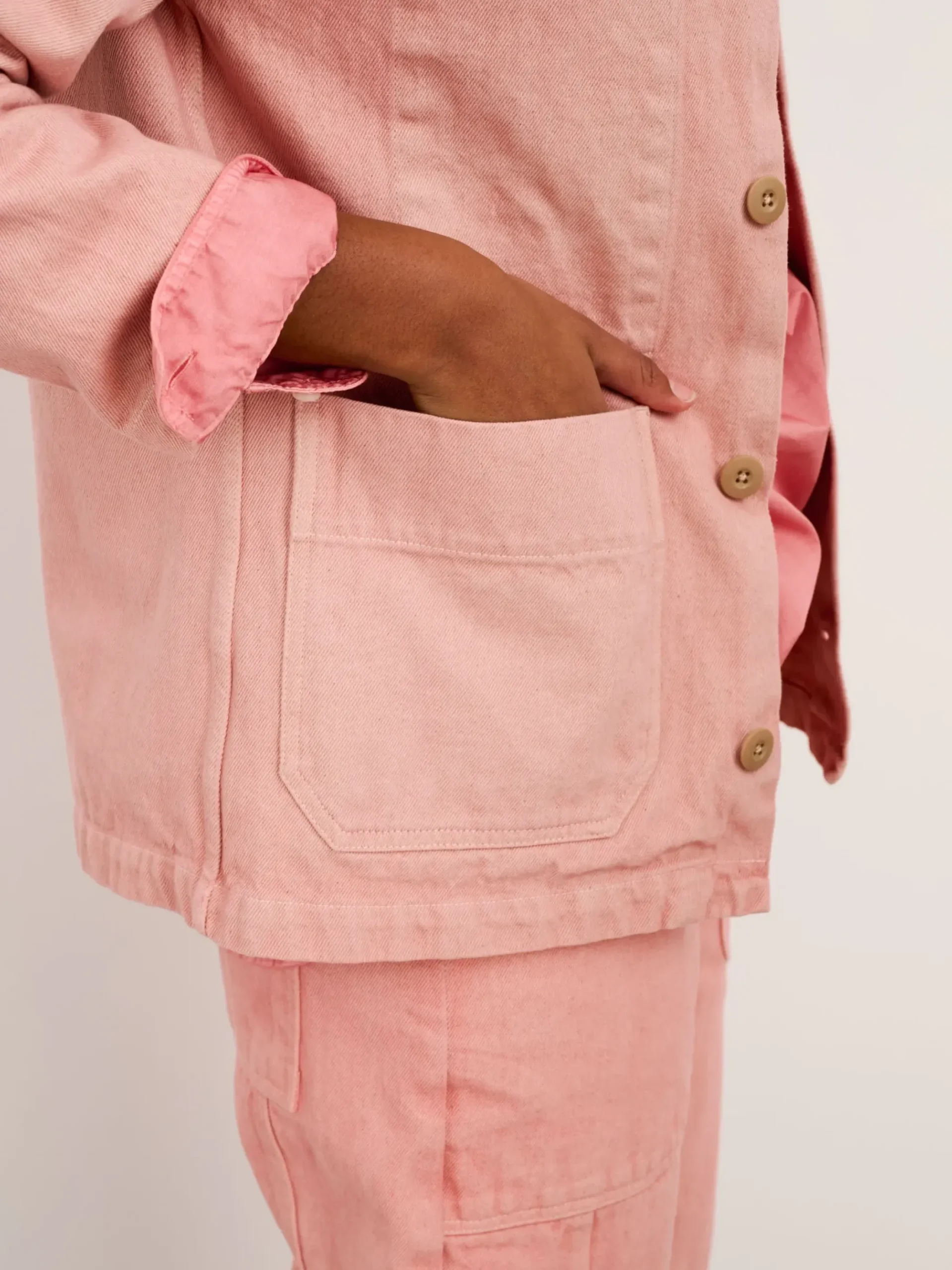 Outlet Alex Mill Botanical Dyed Britt Work Jacket Light Rose