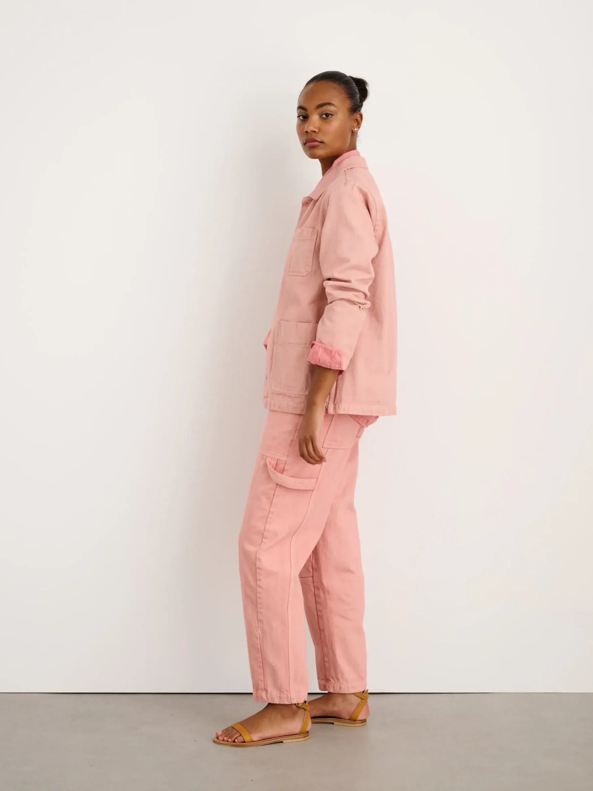 Outlet Alex Mill Botanical Dyed Britt Work Jacket Light Rose