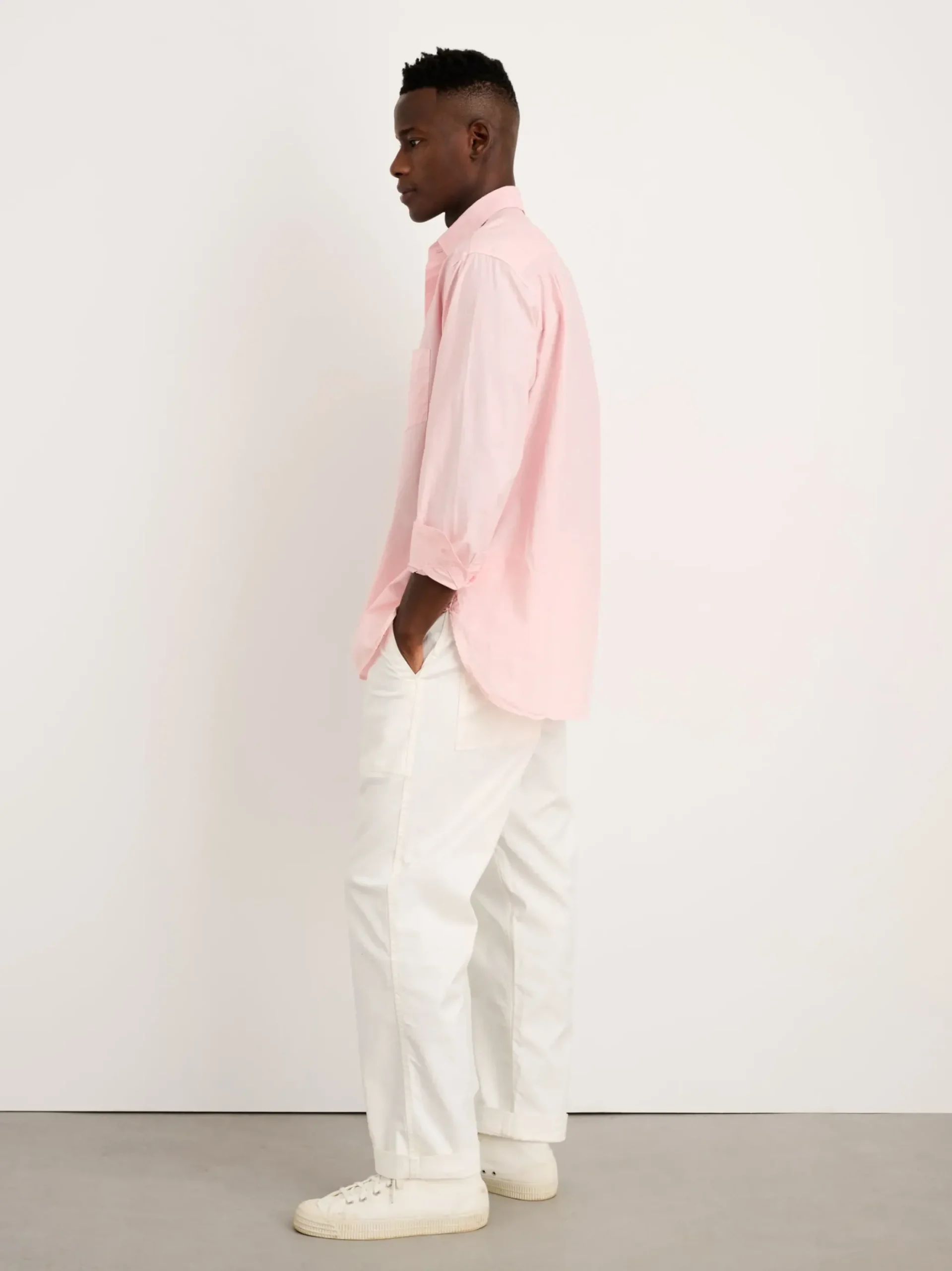New Alex Mill Botanical Dyed Easy Shirt Light Rose