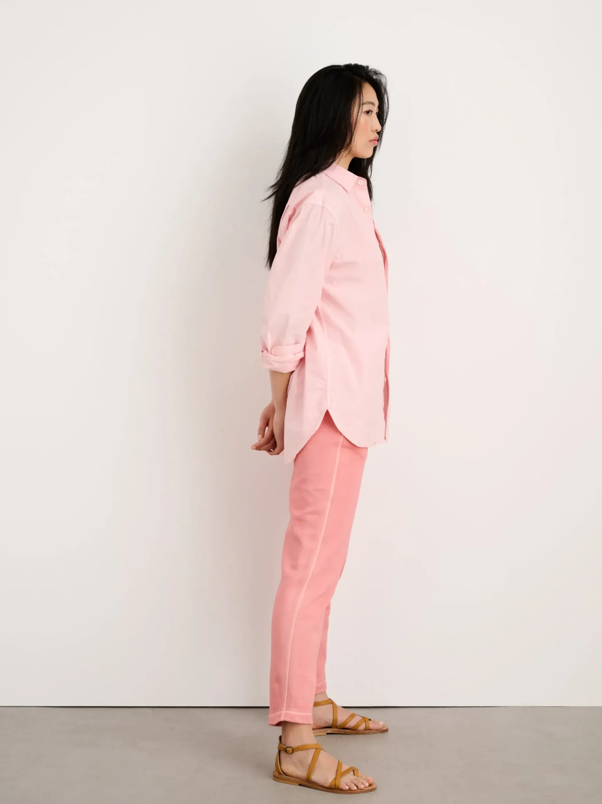 New Alex Mill Botanical Dyed Easy Shirt Light Rose
