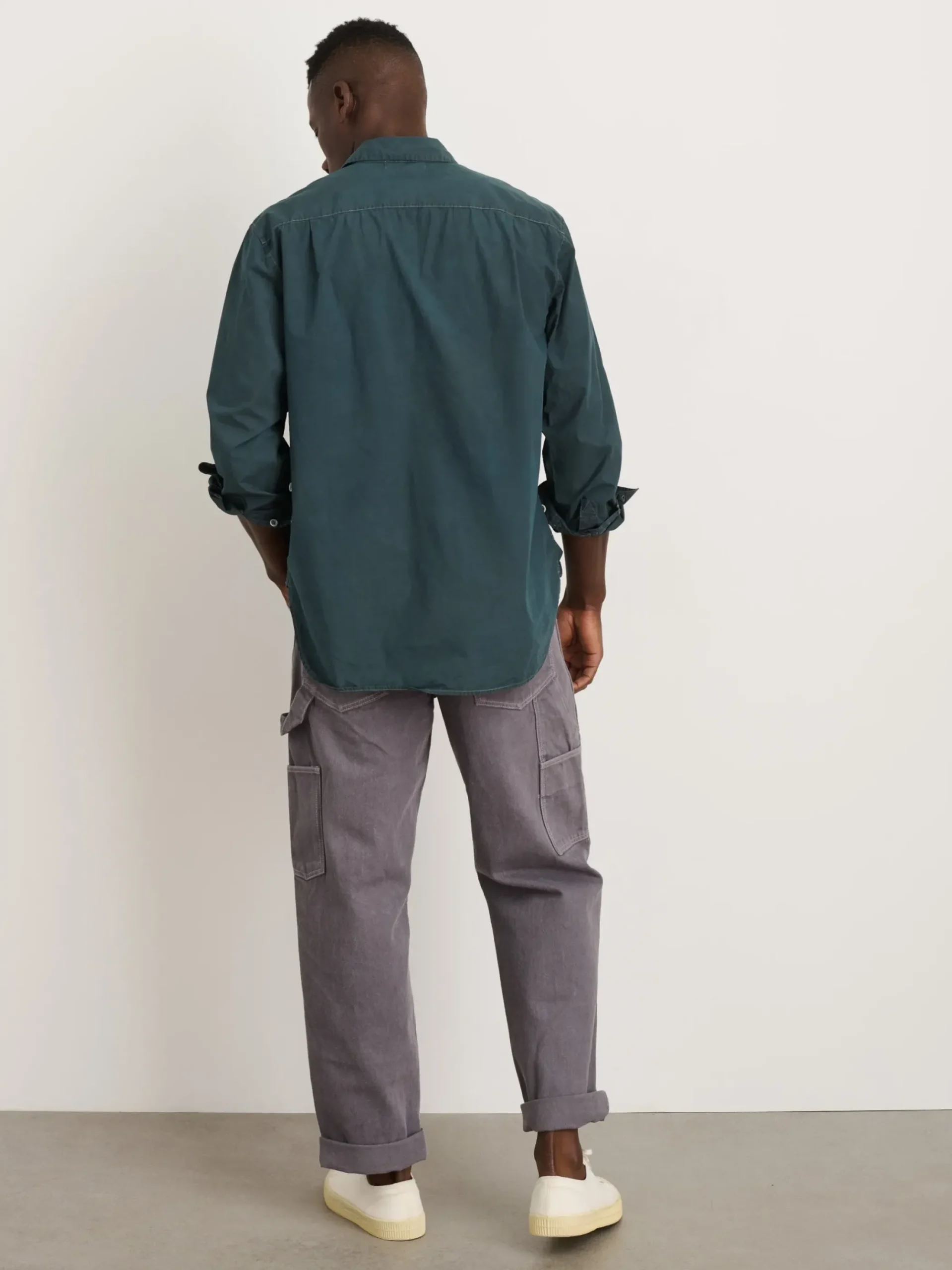 Online Alex Mill Botanical Dyed Easy Shirt Teal