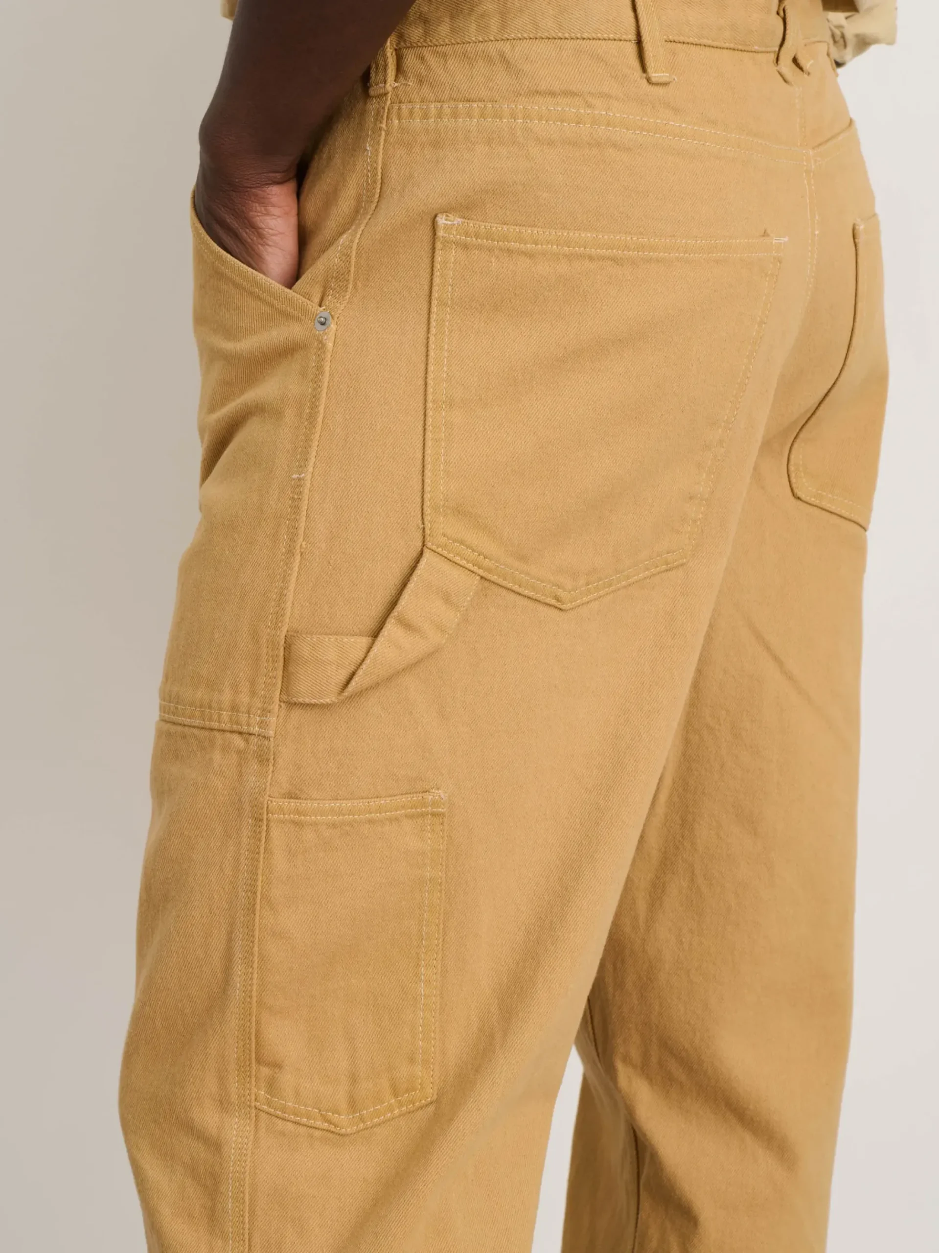 Fashion Alex Mill Botanical Dyed Painter Pant In Recycled Denim