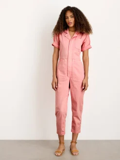 Best Alex Mill Botanical Dyed Standard Short Sleeve Jumpsuit