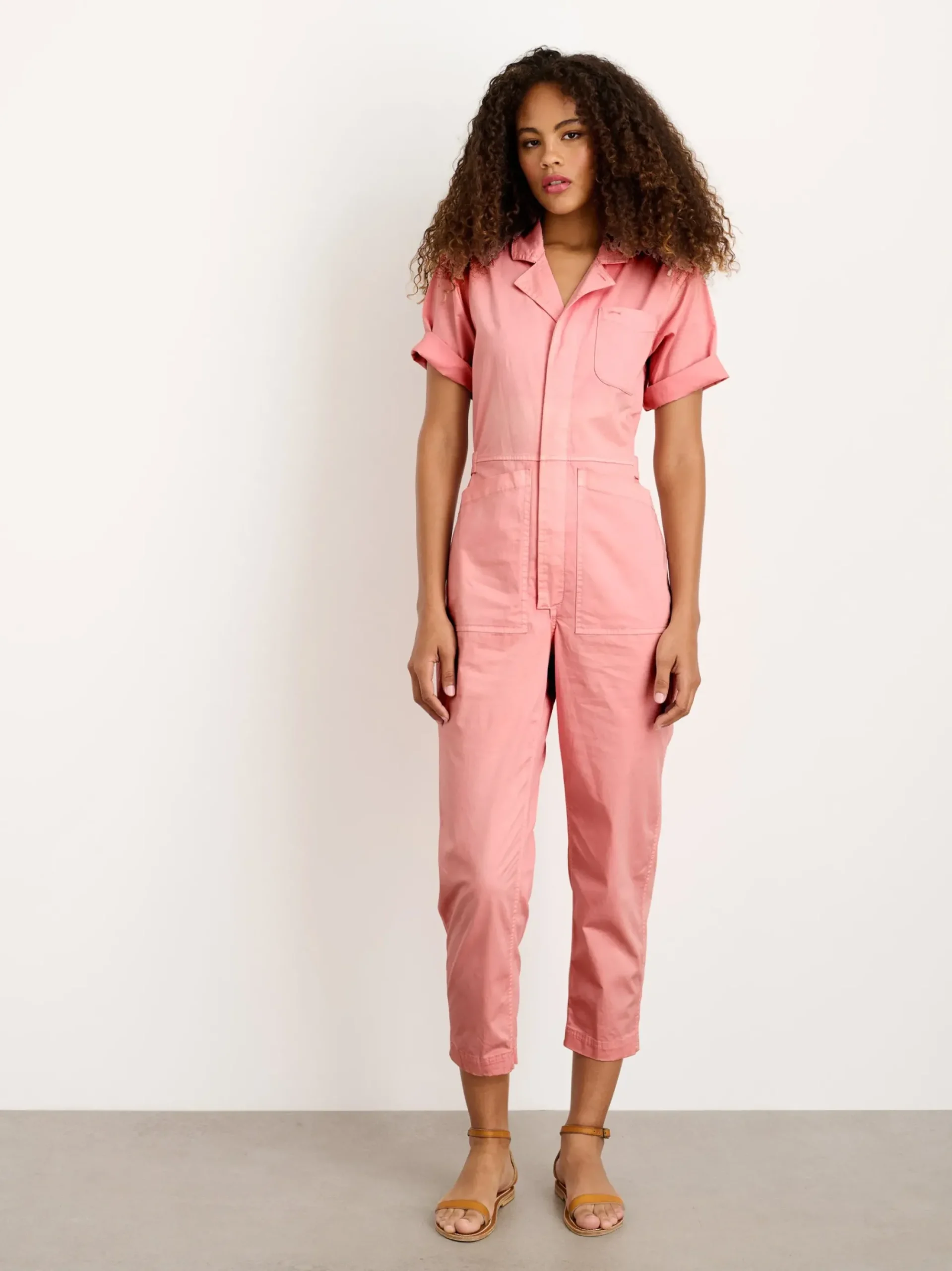 Best Alex Mill Botanical Dyed Standard Short Sleeve Jumpsuit
