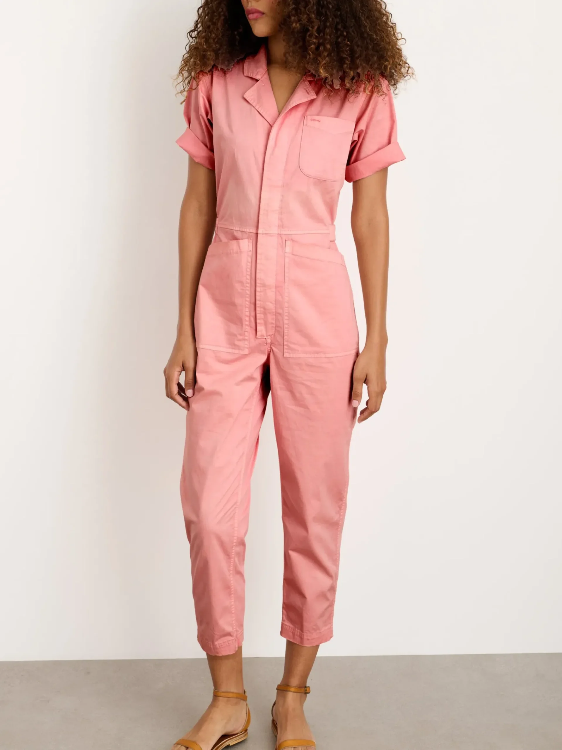 Best Alex Mill Botanical Dyed Standard Short Sleeve Jumpsuit