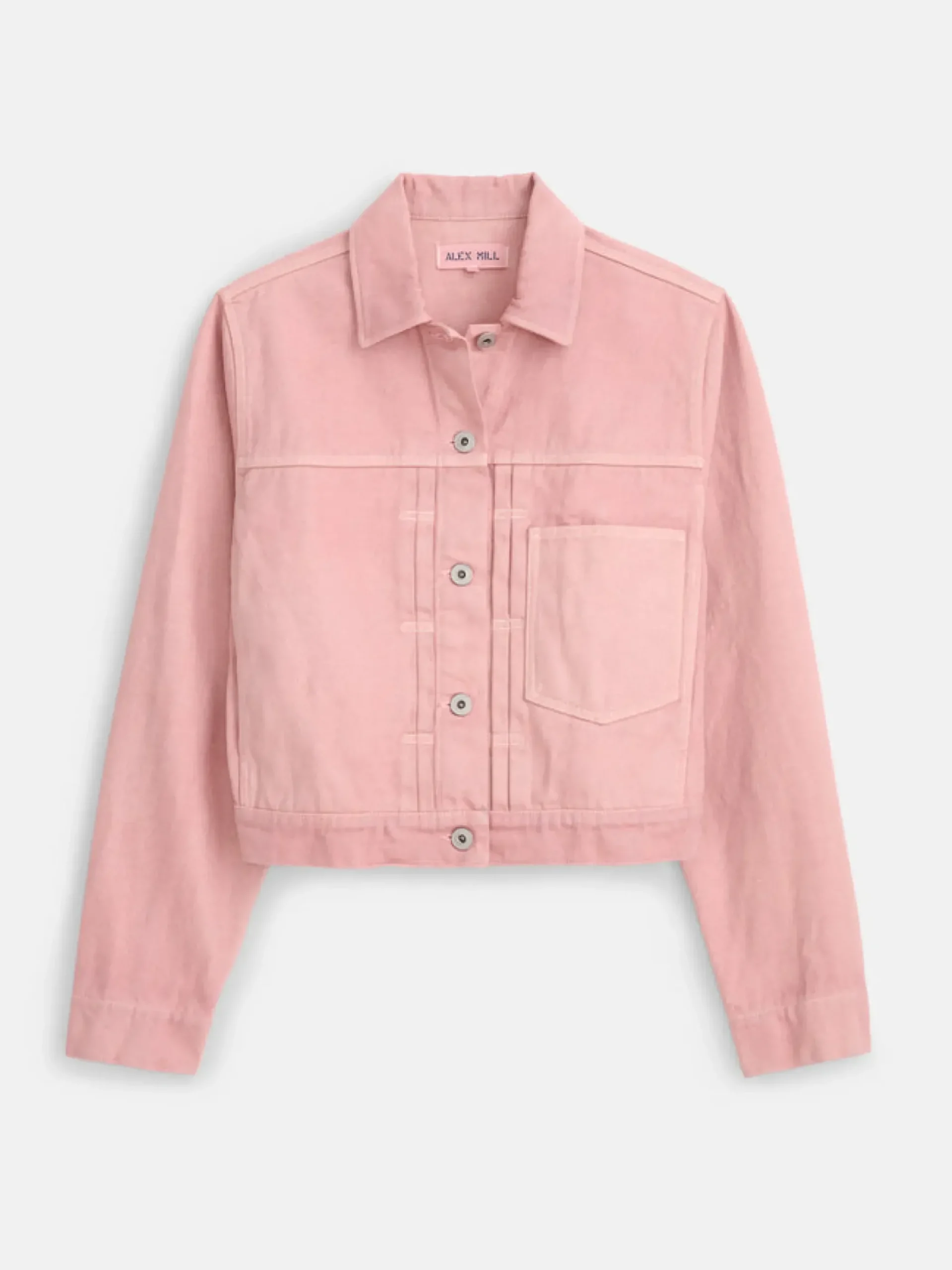 Clearance Alex Mill Botanical Dyed Trucker Jacket In Recycled Denim