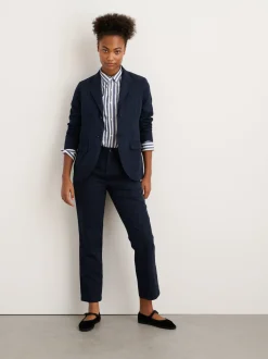 Online Alex Mill Boy Blazer In Cotton Linen Dark Navy