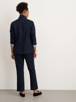 Online Alex Mill Boy Blazer In Cotton Linen Dark Navy