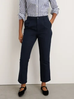 New Alex Mill Boy Pant In Cotton Linen Dark Navy