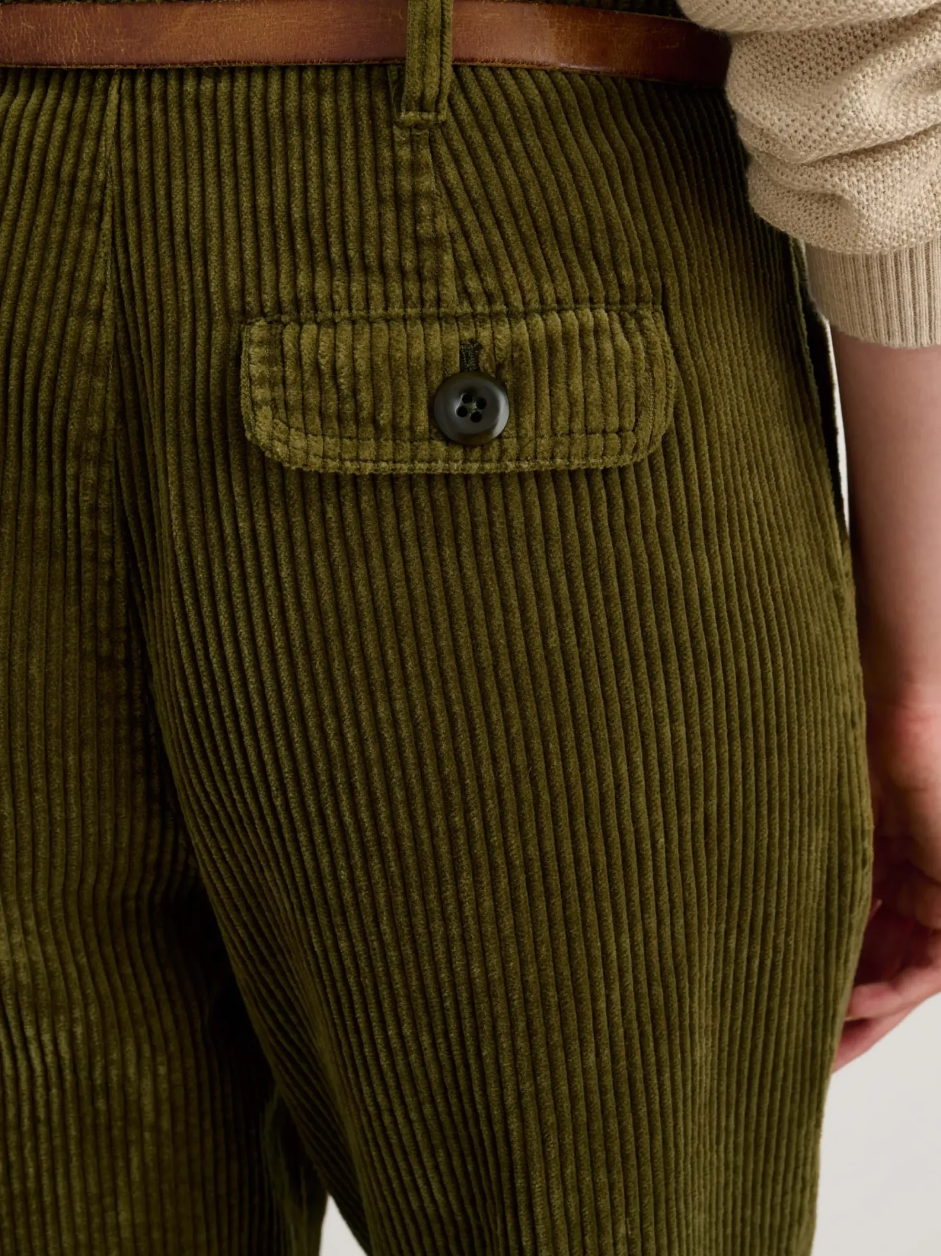Sale Alex Mill Boy Pant In Rugged Corduroy Dark Olive
