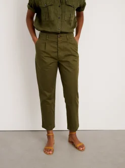 Online Alex Mill Boy Pleated Chino Deep Olive