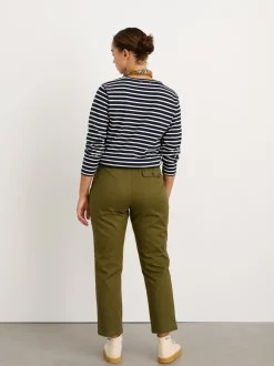 Online Alex Mill Boy Pleated Chino Deep Olive