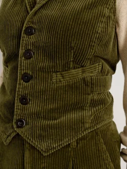 Fashion Alex Mill Boyish Vest In Rugged Corduroy Dark Olive