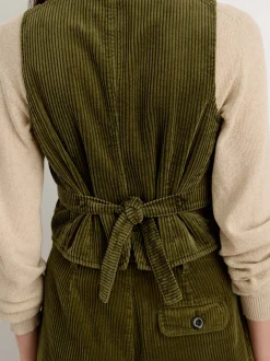 Clearance Alex Mill Boyish Vest In Rugged Corduroy Dark Olive