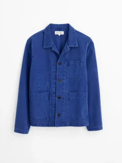 Best Alex Mill Britt Work Jacket In Recycled Denim Cobalt