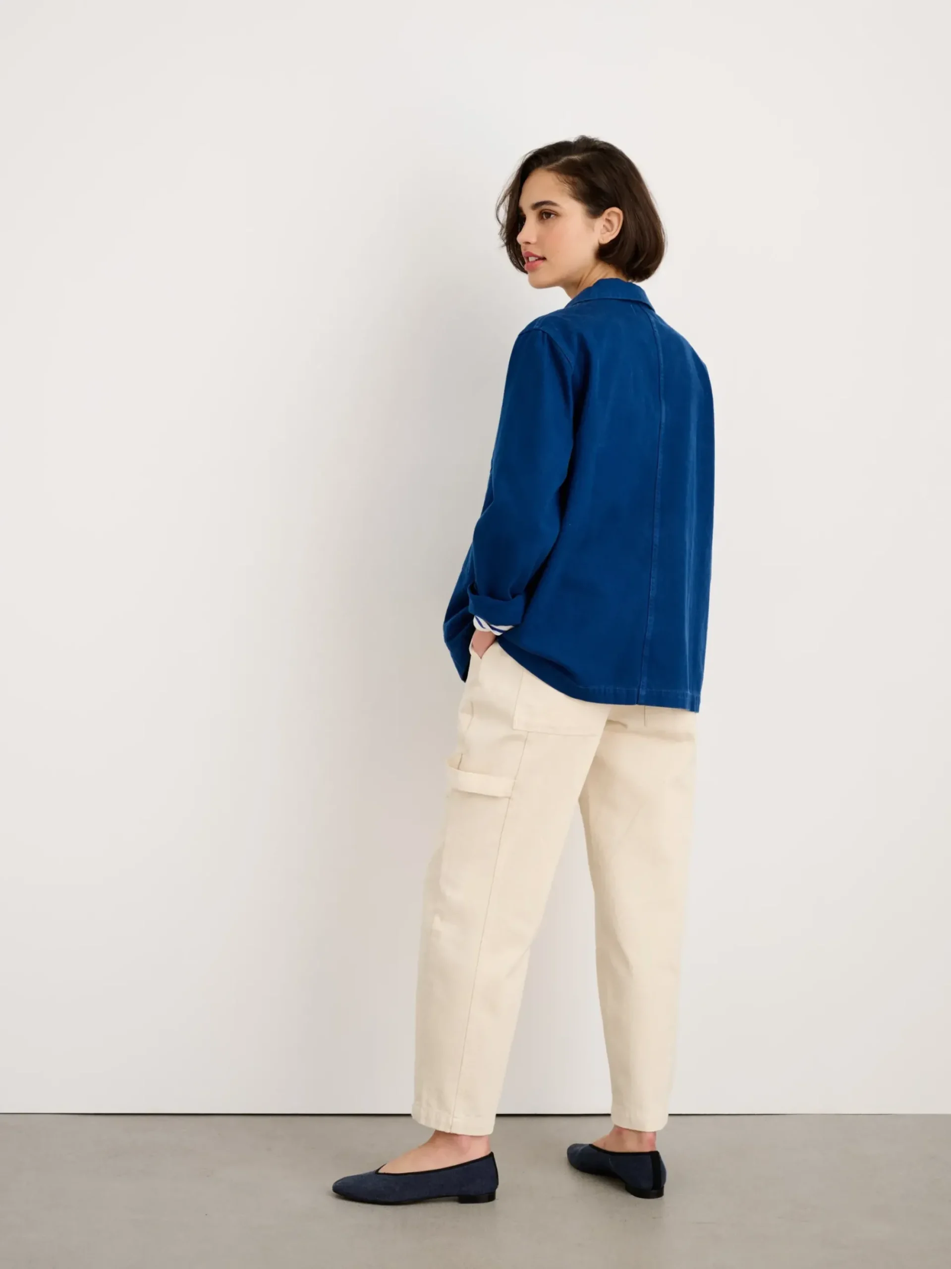 Best Alex Mill Britt Work Jacket In Recycled Denim Cobalt