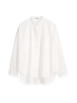 Clearance Alex Mill Collarless Standard Shirt In Solid