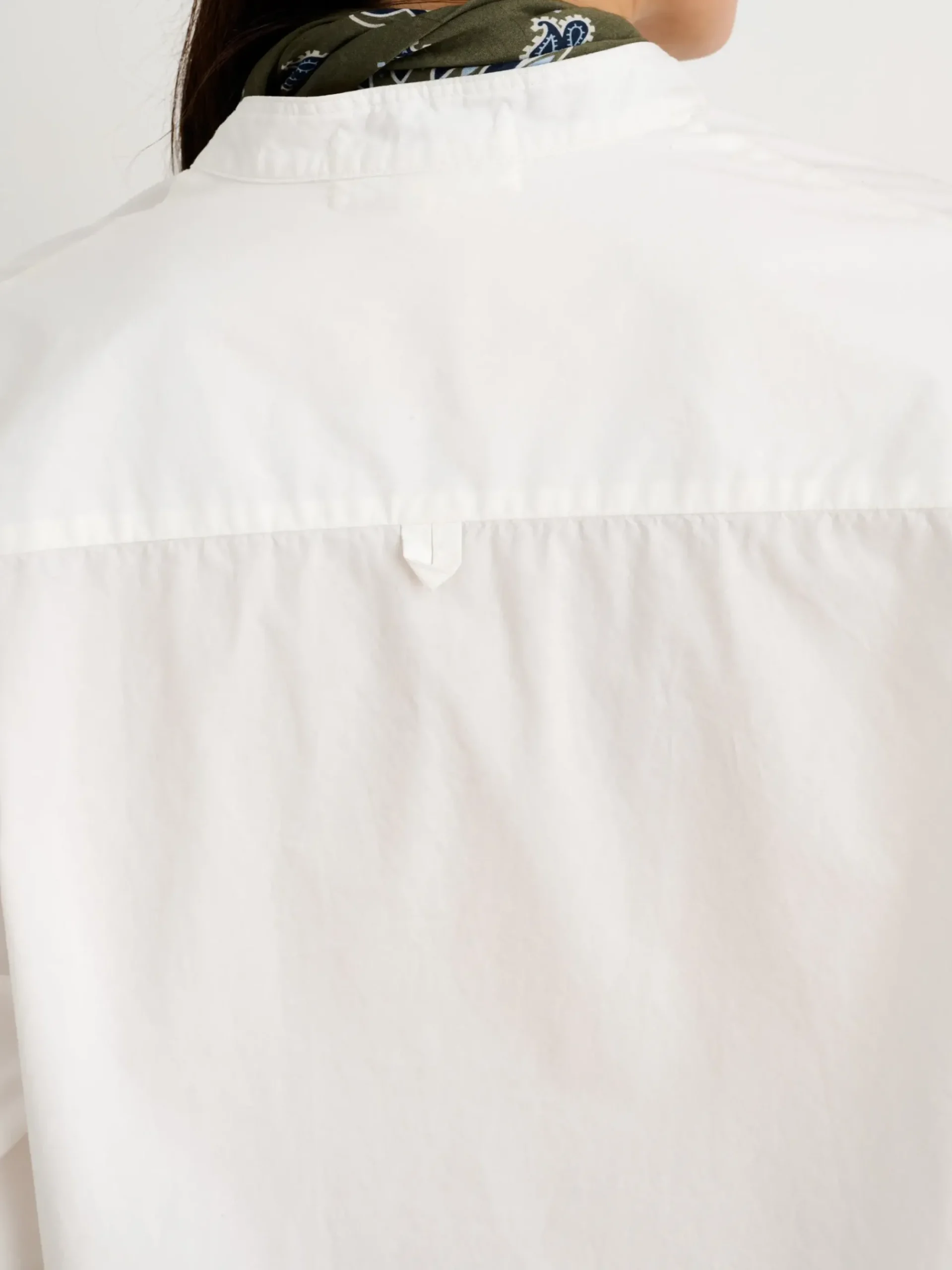 Clearance Alex Mill Collarless Standard Shirt In Solid