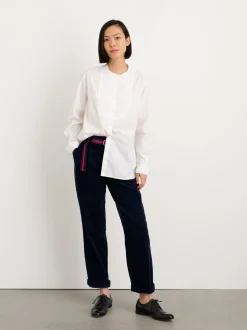 Sale Alex Mill Eloise Bib Shirt In Solid