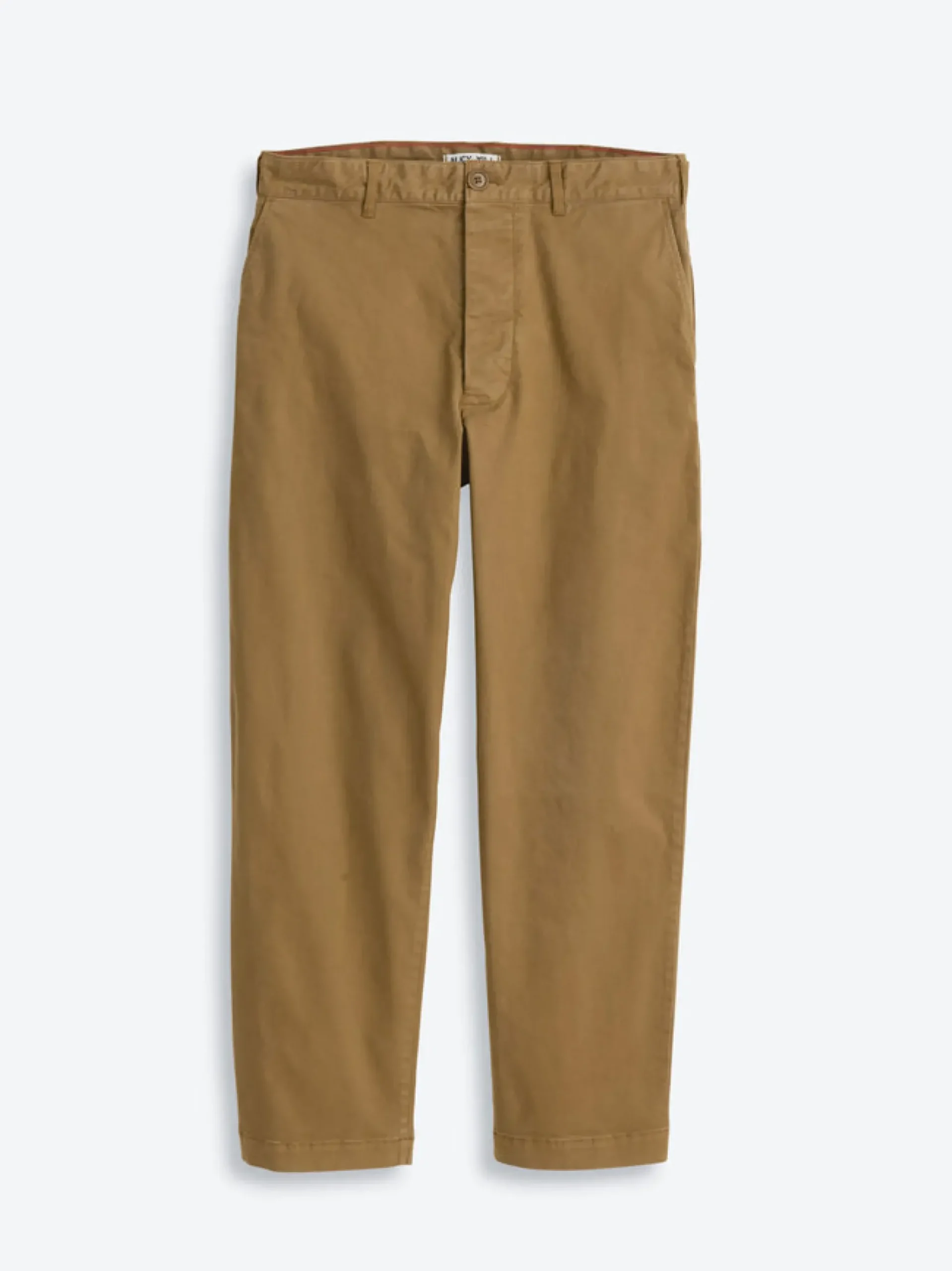 Fashion Alex Mill Flat Front Pant In Chino Dark Khaki