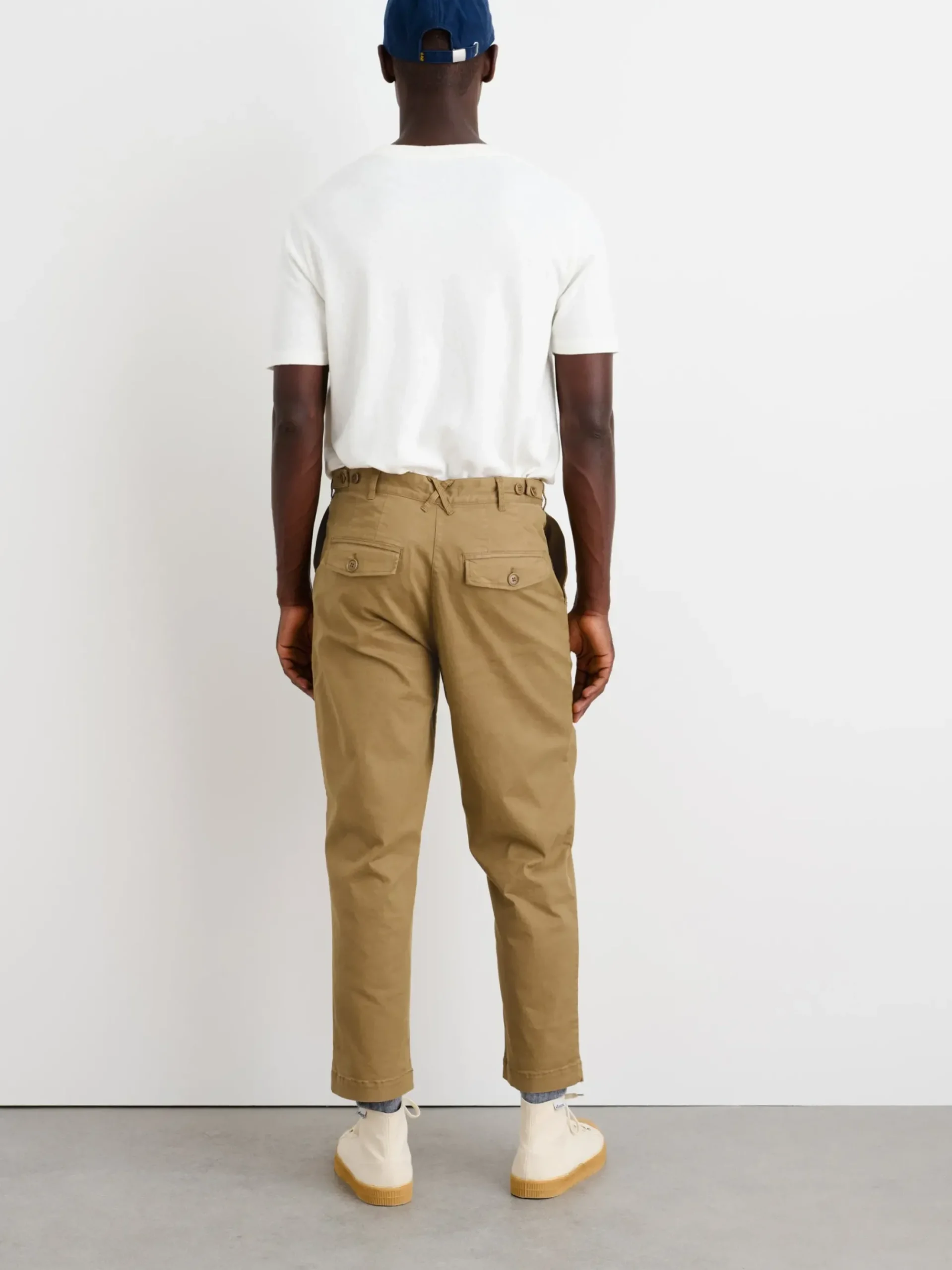 Fashion Alex Mill Flat Front Pant In Chino Dark Khaki