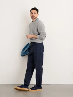 Online Alex Mill Flat Front Pant In Chino (Long Inseam) Dark Navy