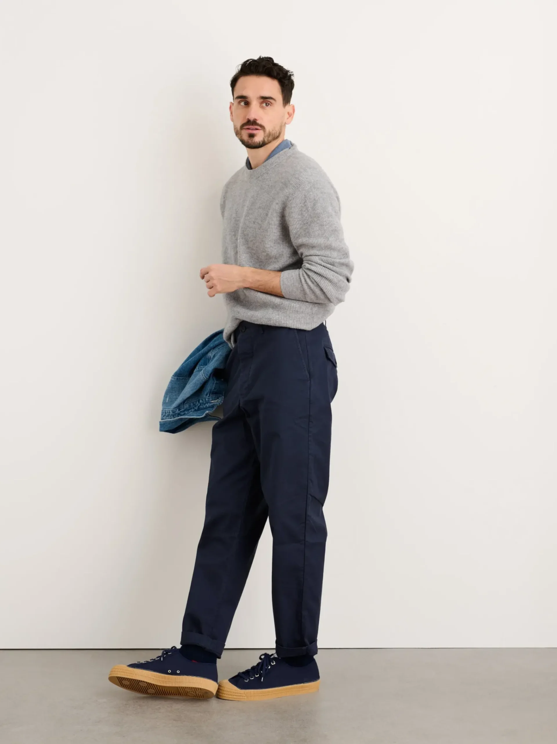 Online Alex Mill Flat Front Pant In Chino (Long Inseam) Dark Navy