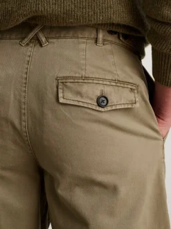Hot Alex Mill Flat Front Short In Vintage Washed Chino Vintage Olive