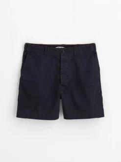 Hot Alex Mill Flat Front Shorts In Chino Dark Navy
