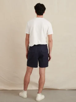 Hot Alex Mill Flat Front Shorts In Chino Dark Navy