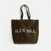 Discount Alex Mill Garment Dyed Tote Military Olive