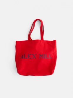 Hot Alex Mill Garment Dyed Tote Red