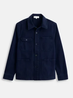 Sale Alex Mill Garment Dyed Work Jacket In Recycled Denim Dark Navy