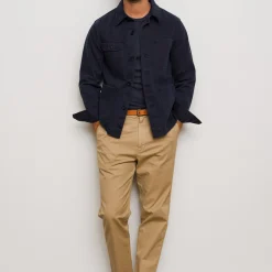 Sale Alex Mill Garment Dyed Work Jacket In Recycled Denim Dark Navy