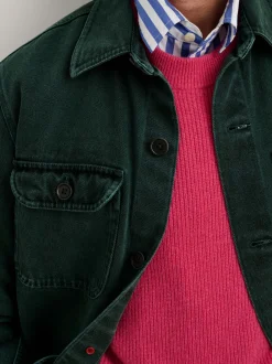 Discount Alex Mill Garment Dyed Work Jacket In Recycled Denim Dark Spruce