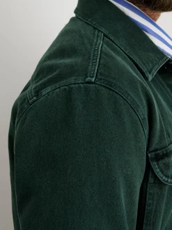 Discount Alex Mill Garment Dyed Work Jacket In Recycled Denim Dark Spruce