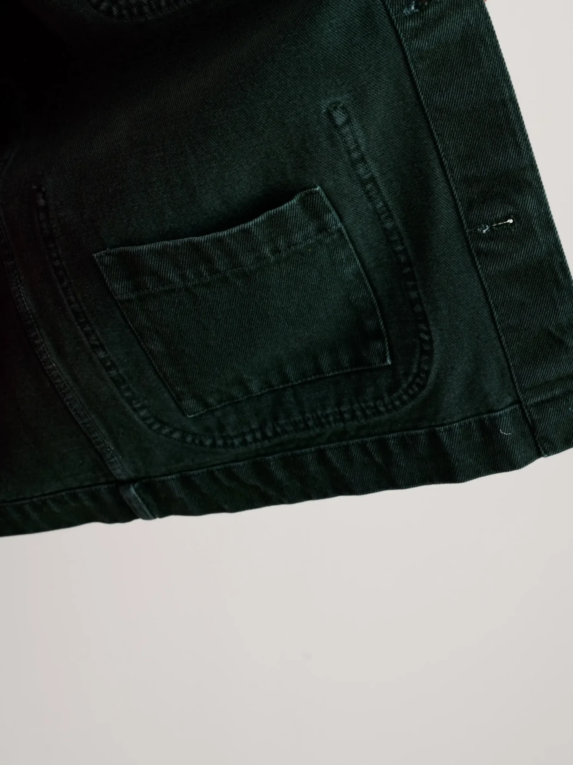 Discount Alex Mill Garment Dyed Work Jacket In Recycled Denim Dark Spruce