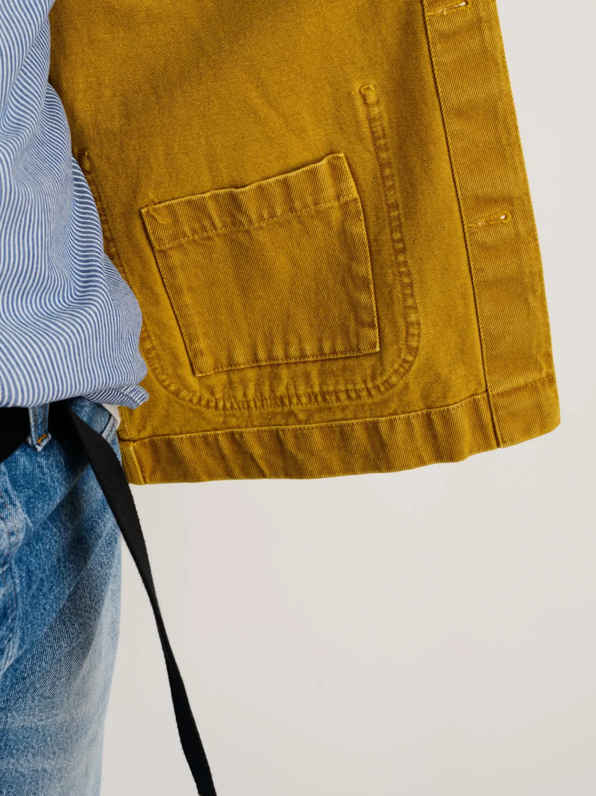 Sale Alex Mill Garment Dyed Work Jacket In Recycled Denim Storm Blue