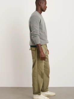 Discount Alex Mill Jordan Sweater In Lightweight Cashmere Light Heather Grey