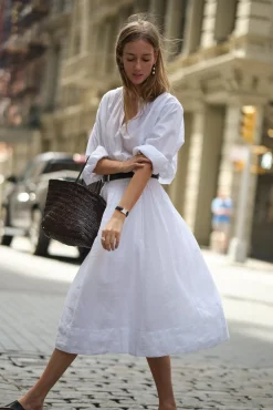 Fashion Alex Mill Katherine Shirt In Cotton Voile White