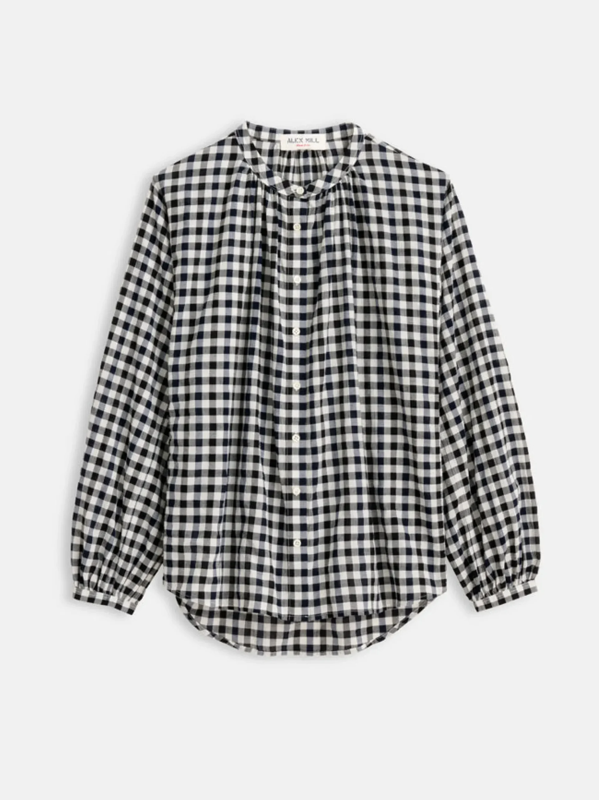 Discount Alex Mill Katherine Shirt In Crinkle Gingham