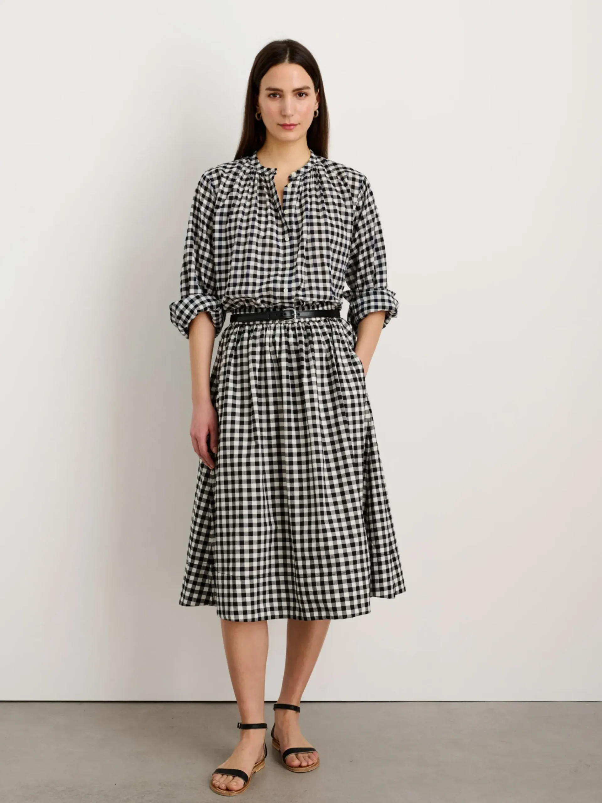 Discount Alex Mill Katherine Shirt In Crinkle Gingham