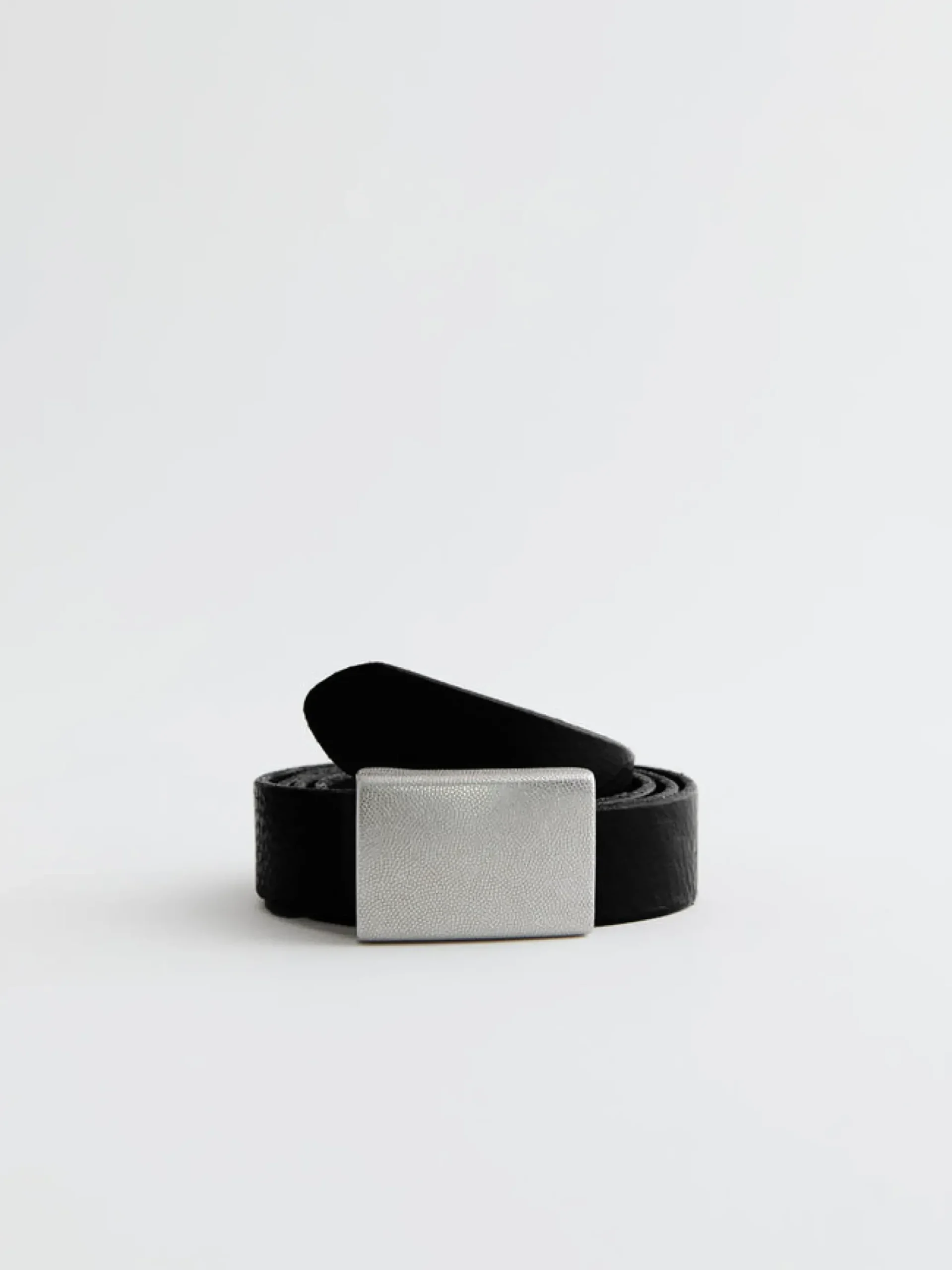 Clearance Alex Mill Leather Belt Black