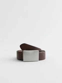 New Alex Mill Leather Belt Brown