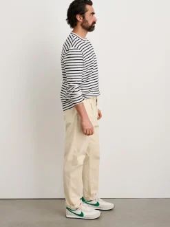 New Alex Mill Long Sleeve Striped Tee Natural/Navy
