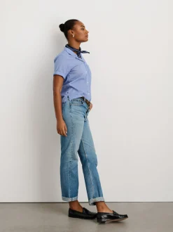Best Alex Mill Maddie Camp Shirt In Cotton Voile Blue