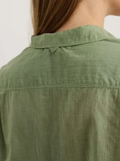 Best Alex Mill Maddie Camp Shirt In Cotton Voile Leaf