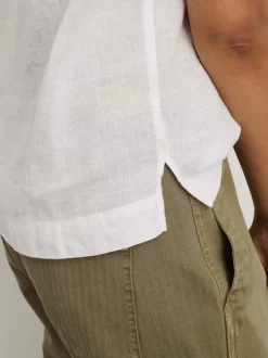 Online Alex Mill Maddie Camp Shirt In Linen White