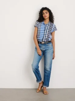 Discount Alex Mill Maddie Camp Shirt In Plaid